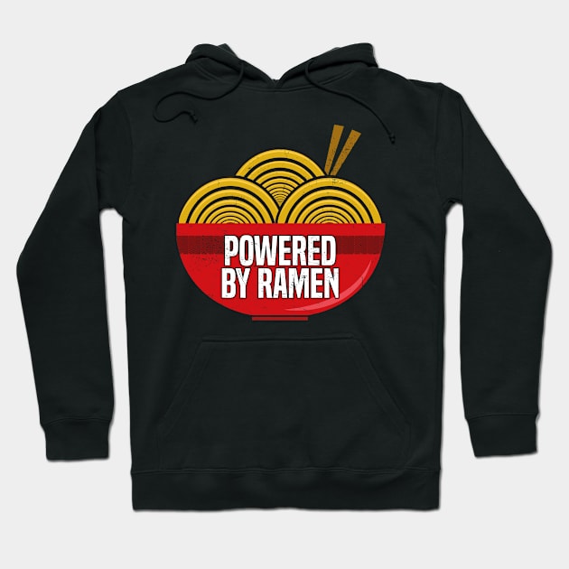 Powered By Ramen Kawaii Japanese Food Hoodie by dconciente